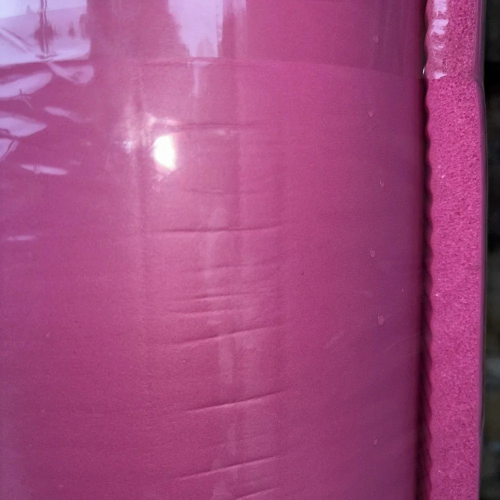 Thick Pink NBR Foam Yoga Mat Eco Friendly W/ Carry Strap 72x24